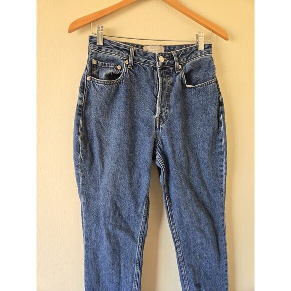 Everlane Straight Leg Jeans - Classic Blue - Picture 3 of 9